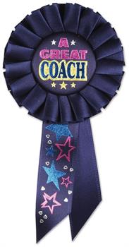 A Great Coach Rosette
