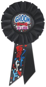 Groom To Be Rosette