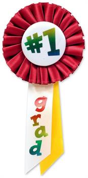 #1 Grad Rosette