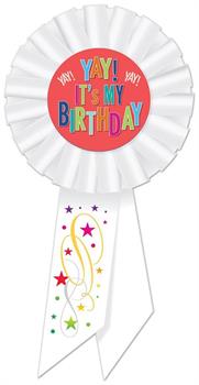 Yay! It's My Birthday Rosette