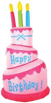 Jumbo Happy Birthday Cake Inflatable