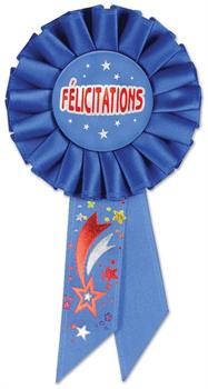 Felicitations (Congratulations) Rosette
