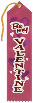 Be My Valentine Award Ribbon