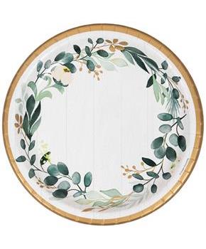 Eucalyptus Greens Banquet Plates Kit (24), Each