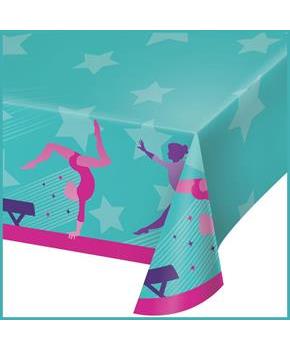 Gymnastics Party Paper Tablecover Kit (3), Each