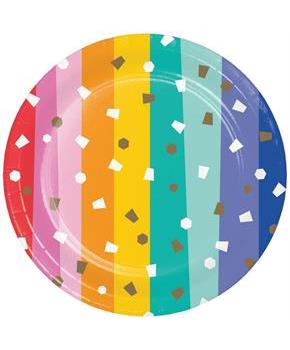 Birthday Confetti Dessert Plates