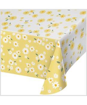 Sweet Daisy Paper Tablecloths, 3 ct