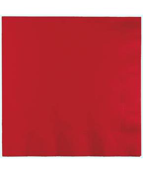 Classic Red Dinner Napkins 3 ply
