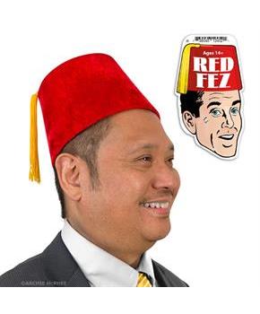 Red Fez Costume Hat