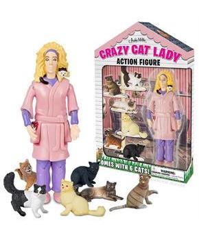 Crazy Cat Lady 6" Vinyl Action Figure