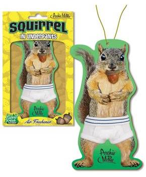 Squirrel in Underpants Deluxe Air Freshener