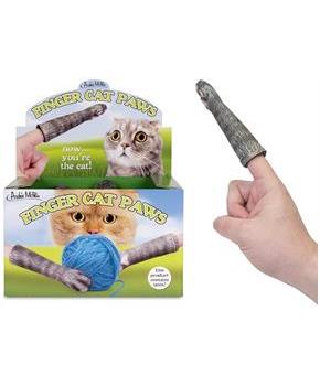 Cat Paw Set of 2 Finger Puppets
