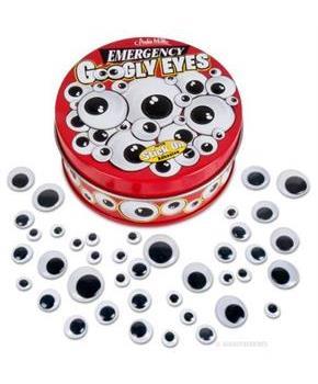 Emergency 20 Pairs Googly Eyes With Stick On Adhesive