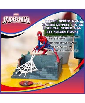 Marvel Spider-Man Finders Keypers Statue | Official Spider-Man Key Holder Figure