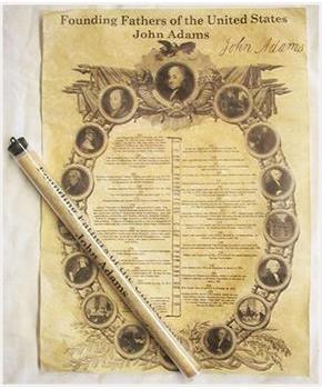 Historic U.S. Document Reproduction: John Adams