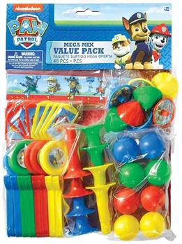 Paw Patrol Mega Mix Party Favor Pack, 48 Pieces