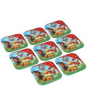 Paw Patrol 7" Square Paper Plates 8ct