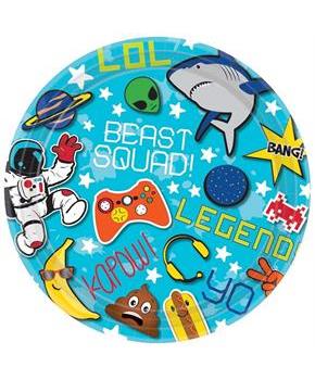 Epic Party 7" Round Paper Party Plates, 8-Pack