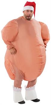 Inflatable Christmas Roast Turkey Adult Costume