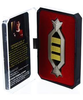 Star Trek Spock Captain Authentic Rank Pin