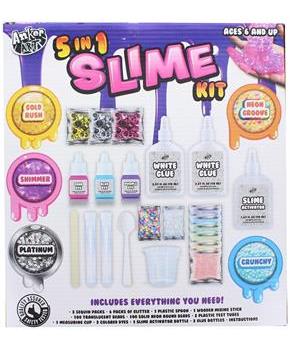 Ultimate 5 in 1 Slime Maker Kit | Make 5 Slimes