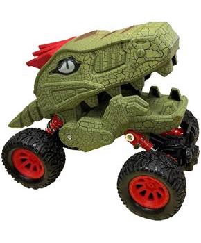 Aeromax Dino-Faur Pull Back Dinosaur Truck | Green