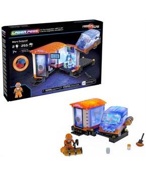 Laser Pegs 255 Piece Light Up Construction Set | Mars Outpost