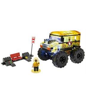 Laser Pegs 307 Piece Light Up Construction Set | The Educator Monster Truck