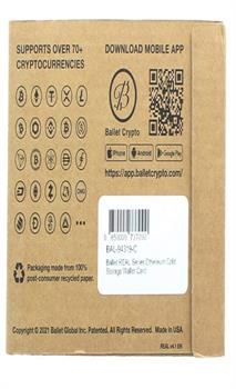 Ballet REAL Series Ethereum Cold Storage Wallet Card