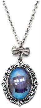 Doctor Who Tardis Cameo Necklace
