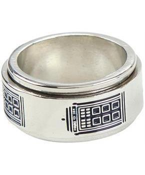 Doctor Who Tardis Spinner Ring