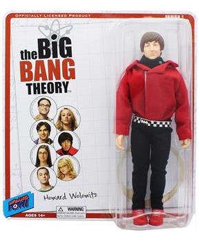 Big Bang Theory 8" Retro Clothed Action Figure, Howard (Red Shirt)