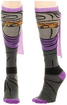 Teenage Mutant Ninja Turtles Shredder Caped Women's Knee High Socks