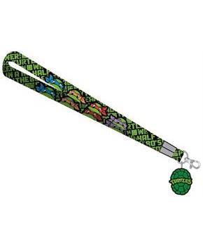 Teenage Mutant Ninja Turtles Logo Lanyard with Logo Charm