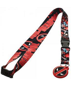 Marvel Deadpool Comic Lanyard with Charm