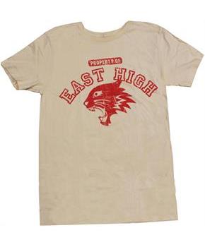 High School Musical East High Adult Tan T-Shirt