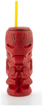 Geeki Tikis Marvel Iron Man Tumbler | Tiki Style Plastic Cup | Holds 22 Ounces