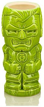 DC Comics Green Lantern 16oz Geeki Tiki Mug, Lime Green