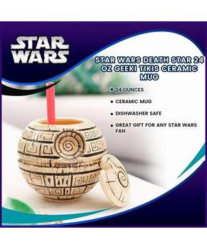Star Wars Death Star 24oz Geeki Tikis Ceramic Mug