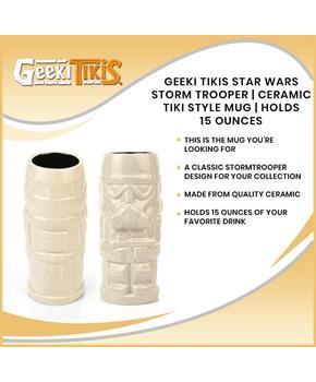Geeki Tikis Star Wars Storm Trooper | Ceramic Tiki Style Mug | Holds 15 Ounces