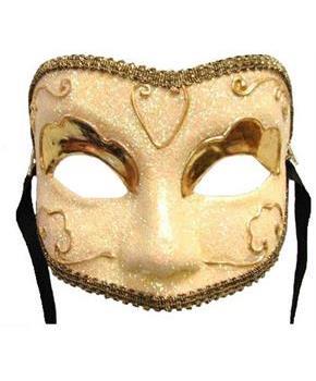 Golden Lady Eye Venetian, Masquerade, Mardi Gras Mask