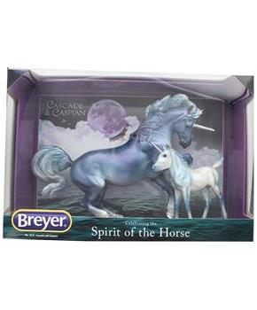 Breyer Traditional 1/9 Model Mare & Foal Set- Cascade & Caspian