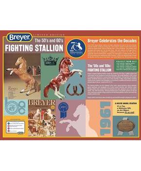 Breyer 70th Anniversary 1:9 Scale Model Horse | Fighting Stallion