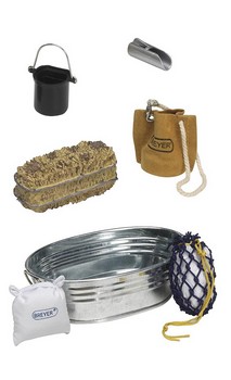 Breyer 1:9 Model Horse Accessory Set: Stable Feeding Kit
