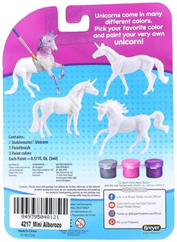 Breyer Unicorn Play & Paint Model Horse - Mini Alborozo