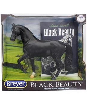 Breyer 1:12 Black Beauty Horse and Book Set