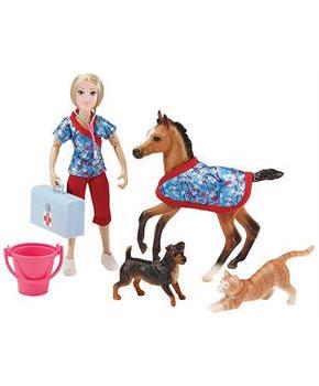 Breyer Classics Day At the Vet 6" Doll and Animals Set
