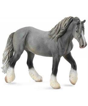Breyer 1:18 Corral Pals Horse Collection: Grey Shire Horse Mare