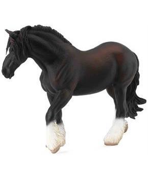 Breyer 1:18 Corral Pals Horse Collection: Black Shire Horse Mare