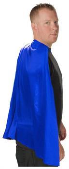Deluxe Super Hero Costume Cape Blue